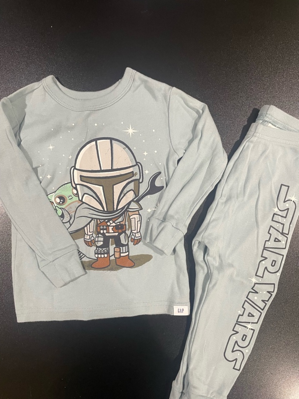 GAP Star Wars The Mandalorian Grogu Pajama Set 18-24 mo. 👽💫